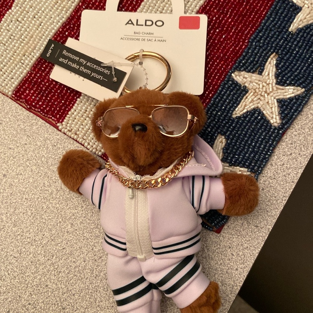 Aldo bag charm bear